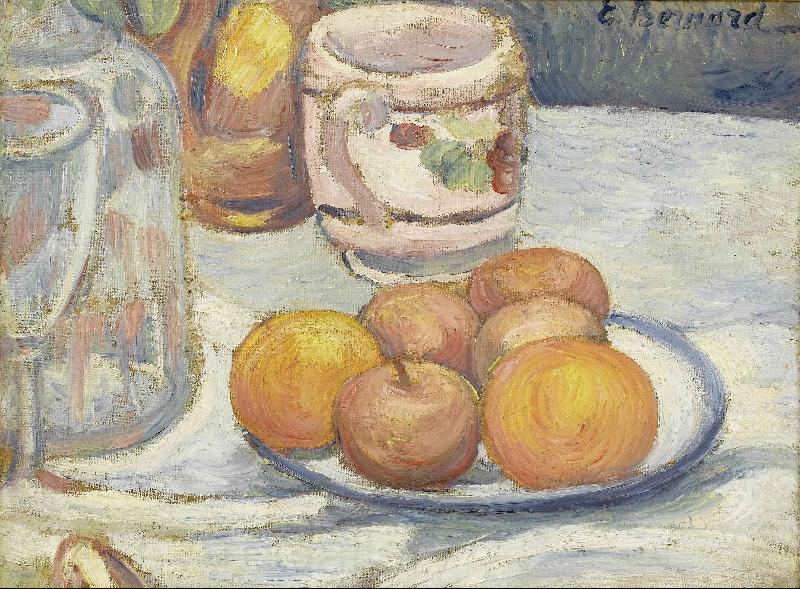 Emile Bernard Still life of apples France oil painting art